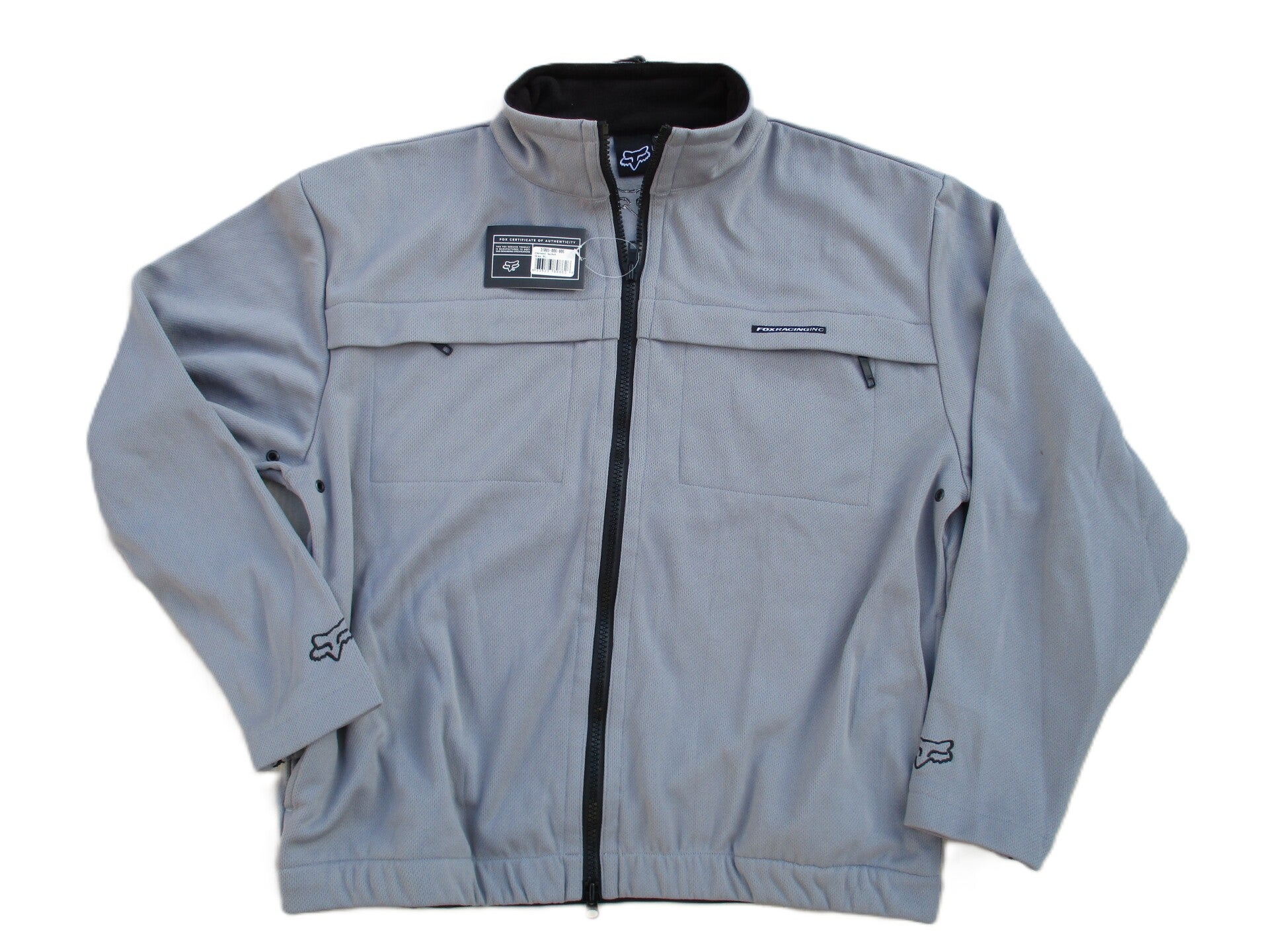 FOX RACING VINTAGE GREY ELEMENT JACKET  X-LARGE