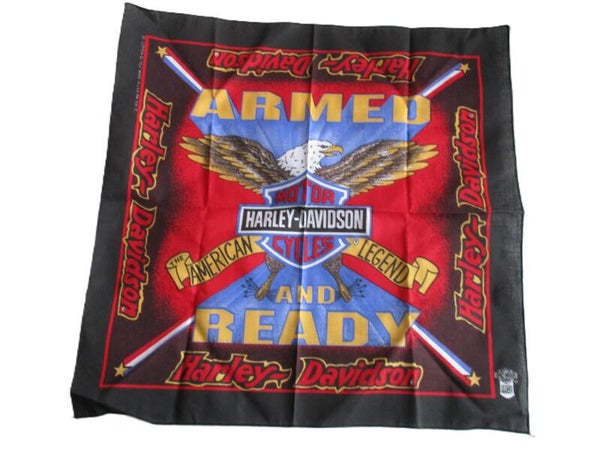 HARLEY DAVIDSON BANDANA ARMED AND READY