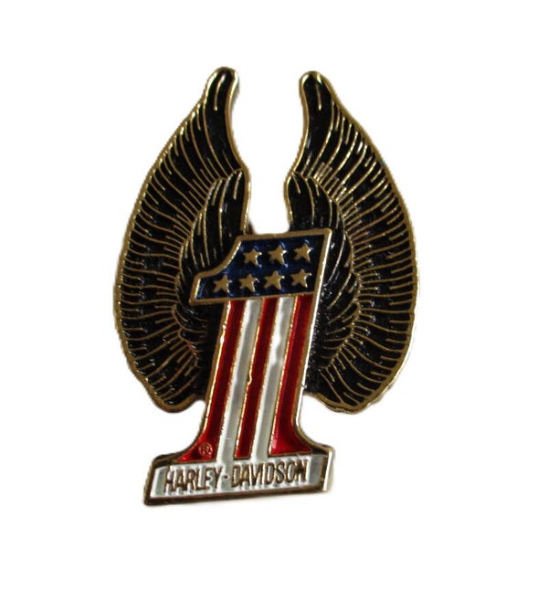 HARLEY DAVIDSON VINTAGE PIN ONE