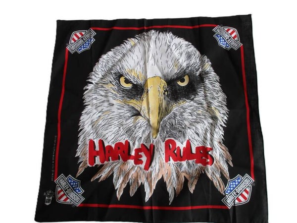 HARLEY DAVIDSON BANDANA HARLEY RULES