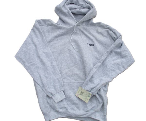 DISCUS ATHLETIC VINTAGE HOOD SWEATER GYM GREY