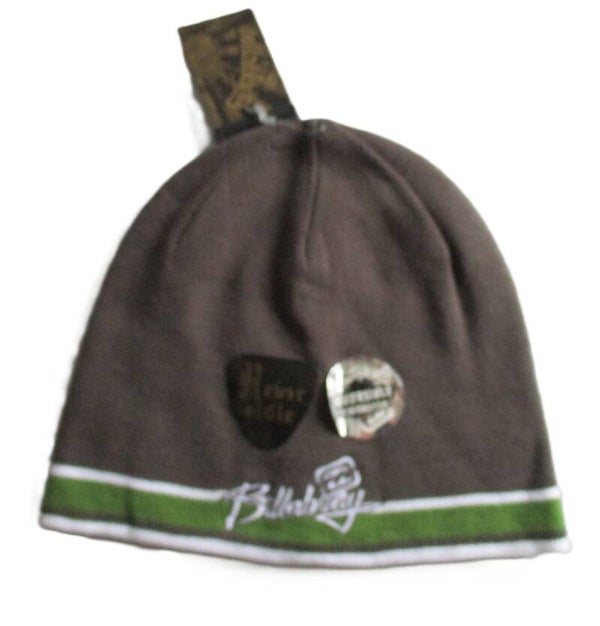 BILLABONG VINTAGE REVERSIBLE BEANIE ZONED GREE-WHITE