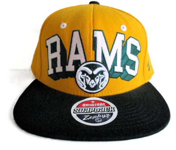 COLORADO STATE RAMS NCAA SNAPBACK CAP BY ZEPHYR