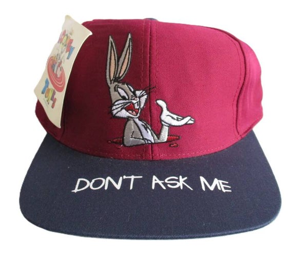 BUGS BUNNY LOONEY TUNES SNAPBACK CAP 'DON'T ASK ME '