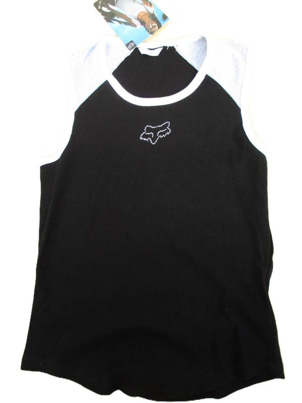 FOX RACING GIRLS T-SHIRT BLUE WHITE PINK