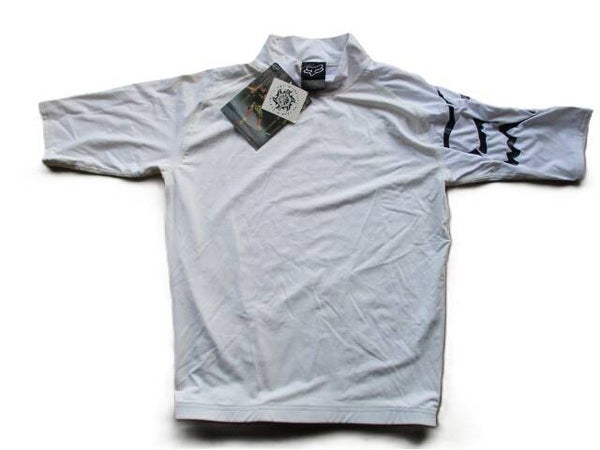 FOX RACING RASH GUARD SHIRT WHITE