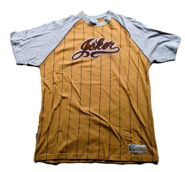 JOKER BRAND T-SHIRT 2 TONE GYM GREY - LIGHT BROWN