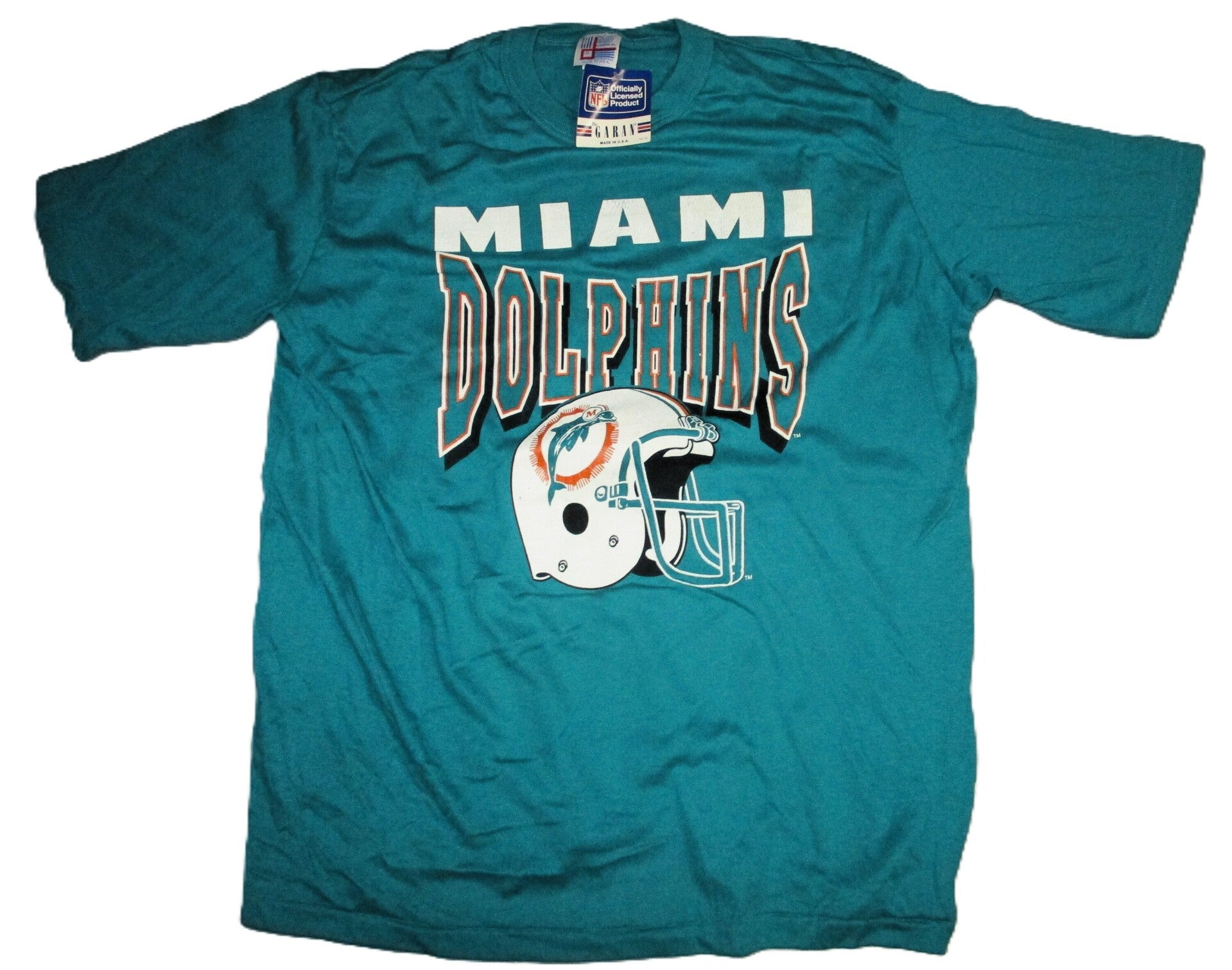 MIAMI DOLPHINS NFL T-SHIRT BIG MEN BY TRENCH DARK TEAL