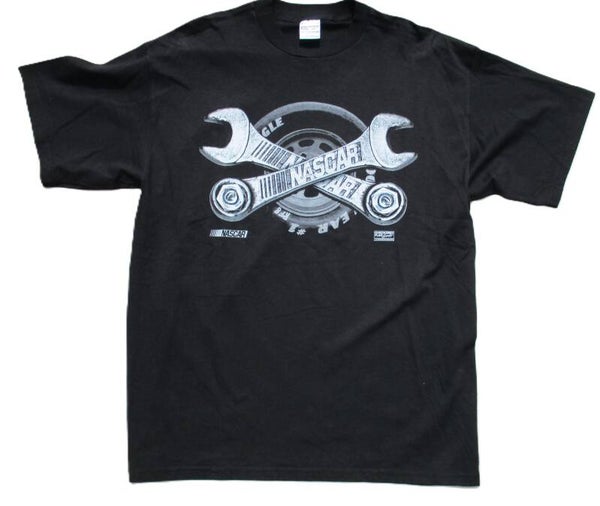 CHECKERED FLAG NASCAR RACING T-SHIRT TOOLS