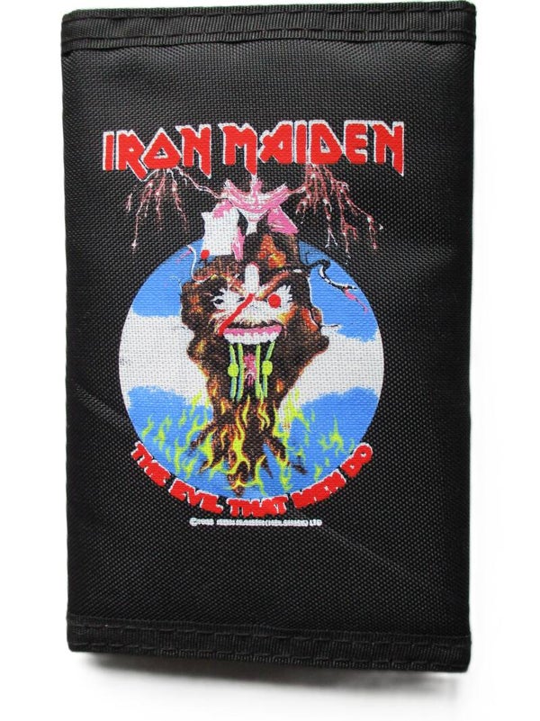 IRON MAIDEN NYLON WALLET  EVIL THAT MEN DO