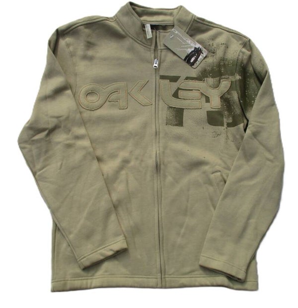 OAKLEY VINTAGE FLEECE ZIP OUTLINE SLATE GREEN