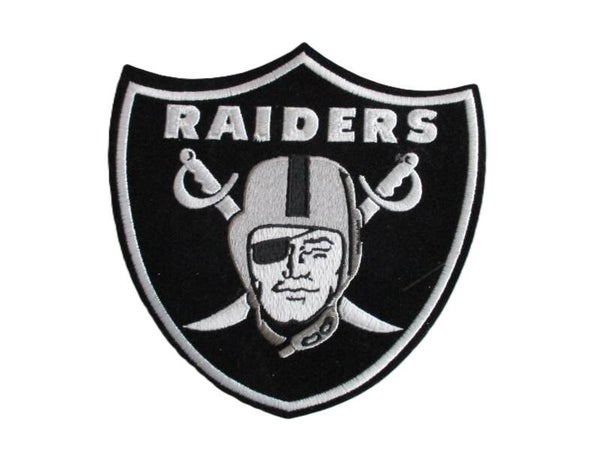 LOS ANGELES RAIDERS NFL LARGE PATCH
