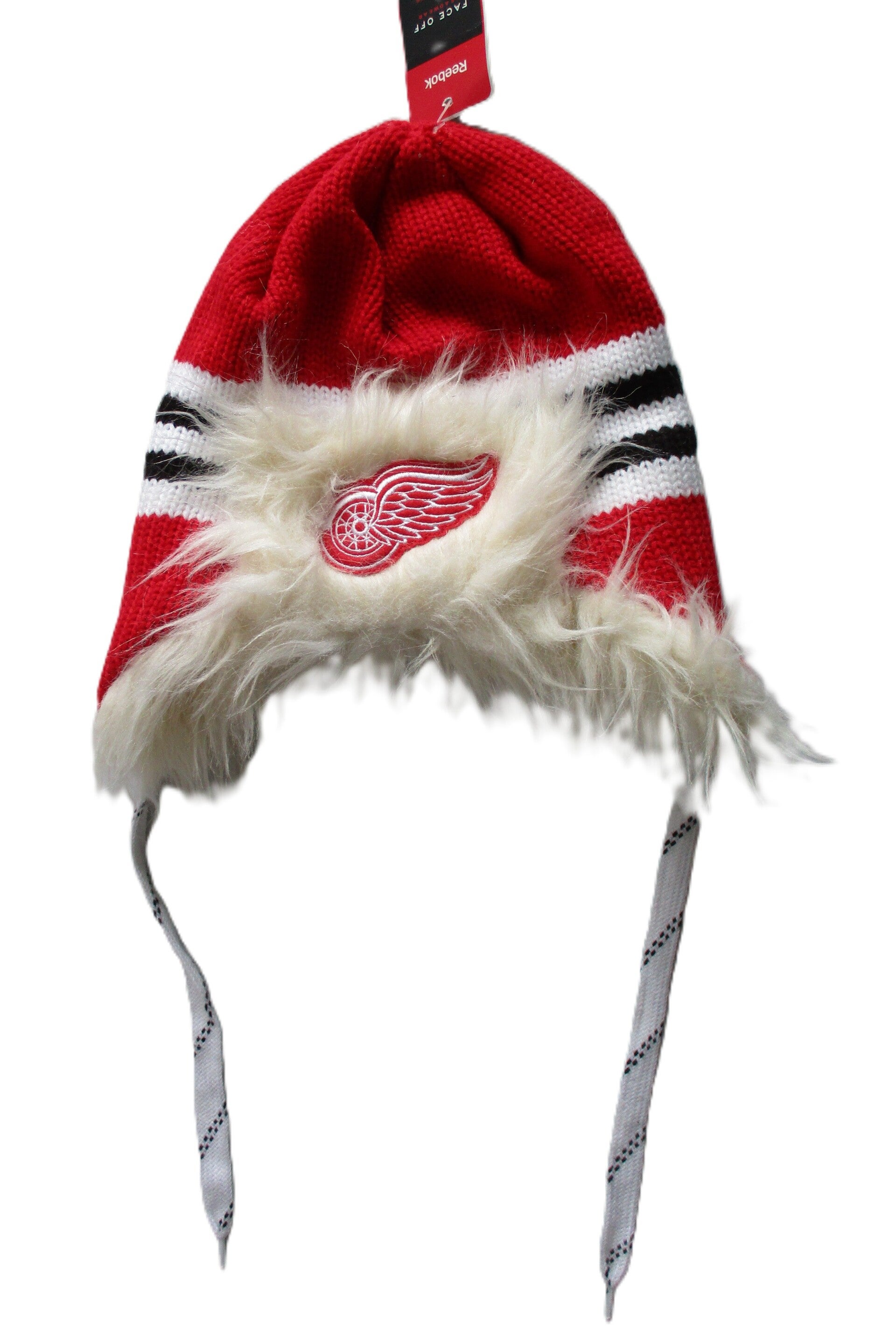 REEBOK DETROIT REDWINGS NHL TROOPER BEANIE