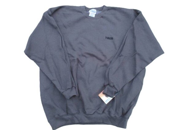 DISCUS ATHLETIC VINTAGE CREW SET IN SLEEVE SWEATER CHARCOAL