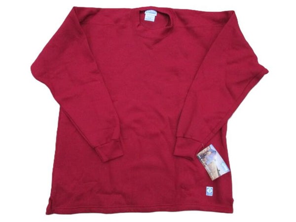 DISCUS ATHLETIC VINTAGE CREW SET IN SLEEVE SWEATER RED