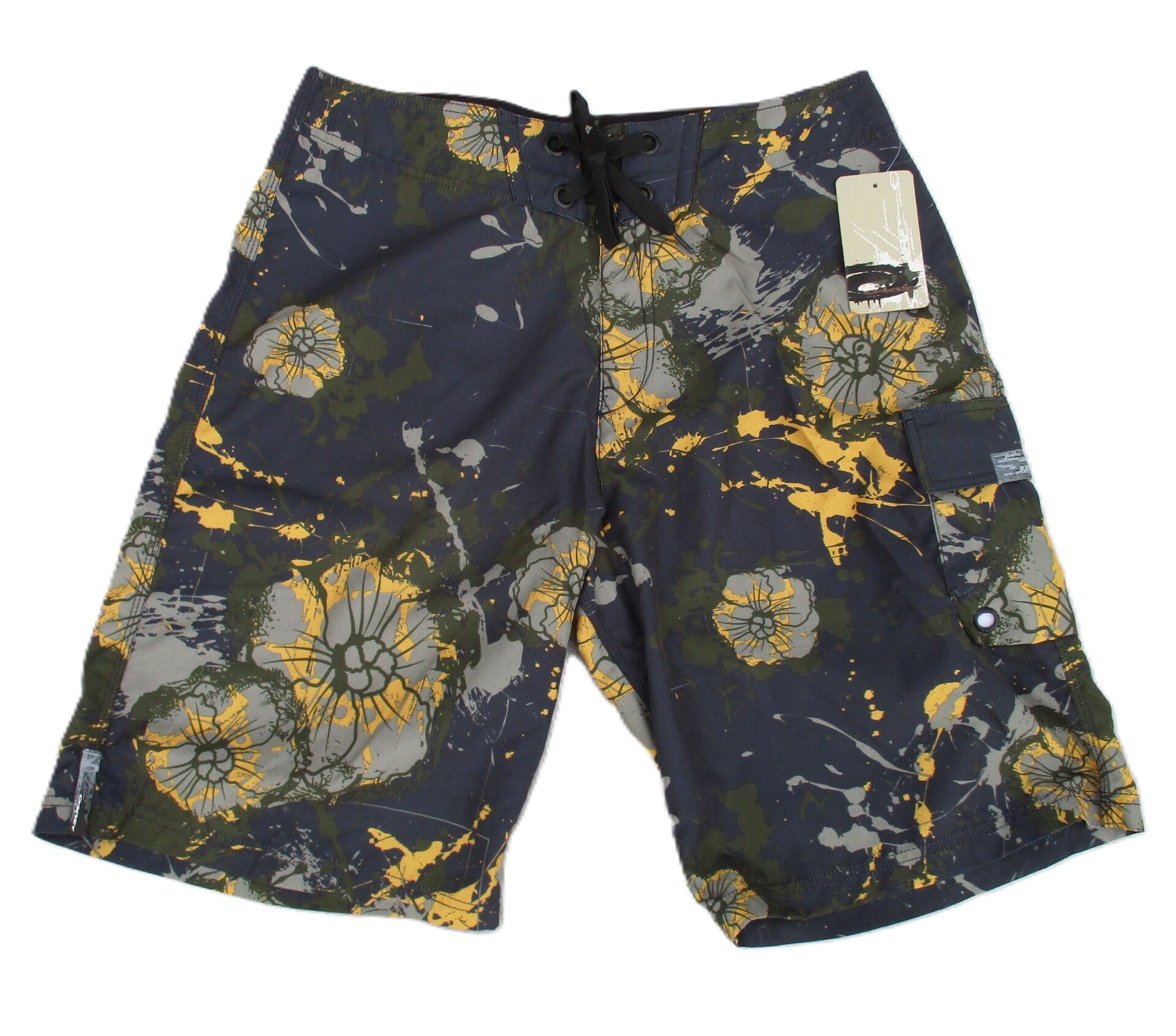 OAKLEY VINTAGE BOARDSHORT  SPLATTER NAVY BLUE