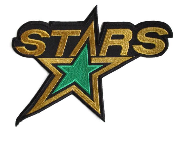 DALLAS STARS NHL LARGE PATCH BLACK