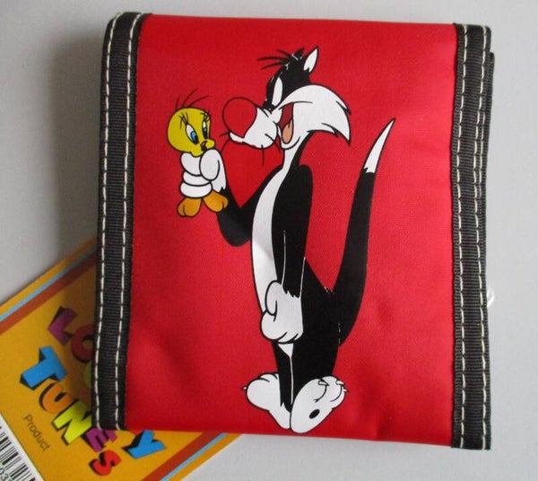 LOONEY TUNES SYLVESTER MET TWEETY NYLON WALLET  ROOD