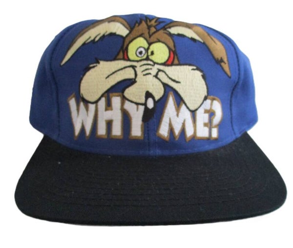 WILE E COYOTE LOONEY TUNES  SNAPBACK CAP WHY ME ?