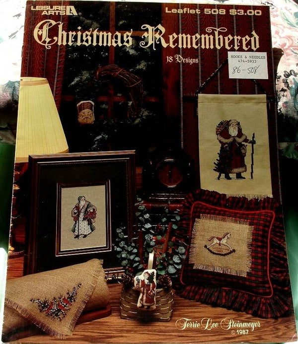 Christmas Remembered Cross Stitch Patterns By Terri Lee Steinmeyer Leaflet 508