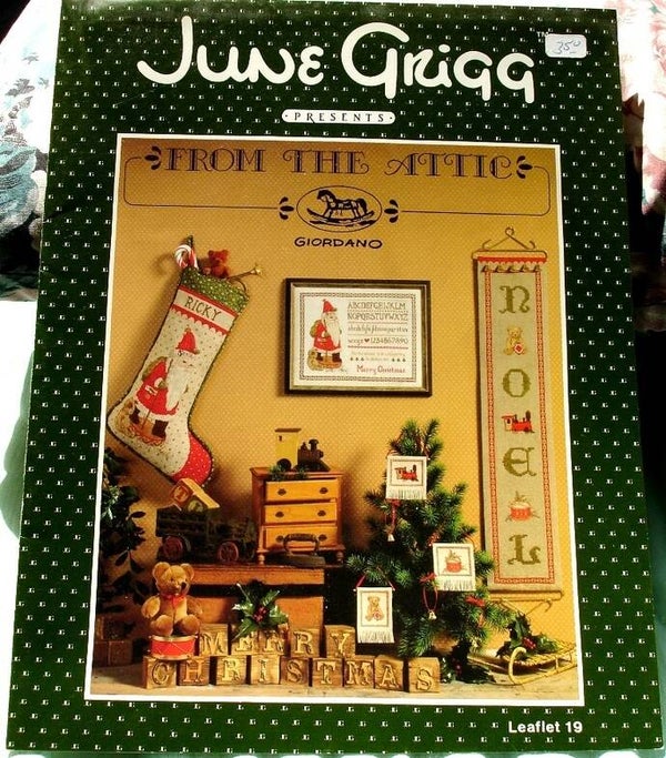 From The Attic Cross Stitch Pattern Leaflet 19 Designed By June Grigg