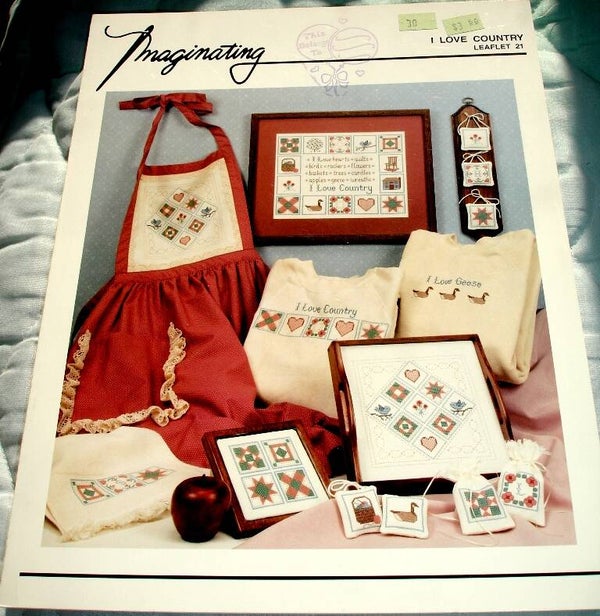 I Love Country Cross Stitch Pattern Leaflet 21 By Imaginating