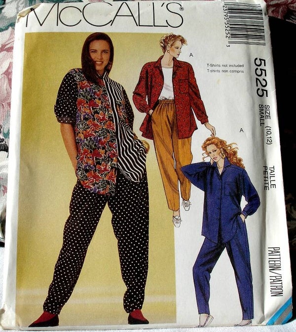 McCall's 5525 Misses Shirt And Pants