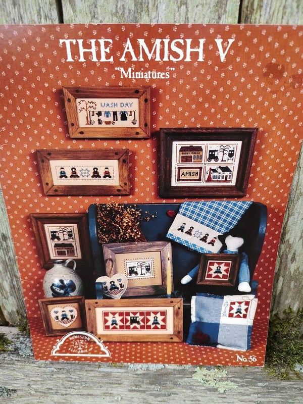 The Amish V "Miniatures" Cross Stitch Chart By Homespun Elegance No. 56