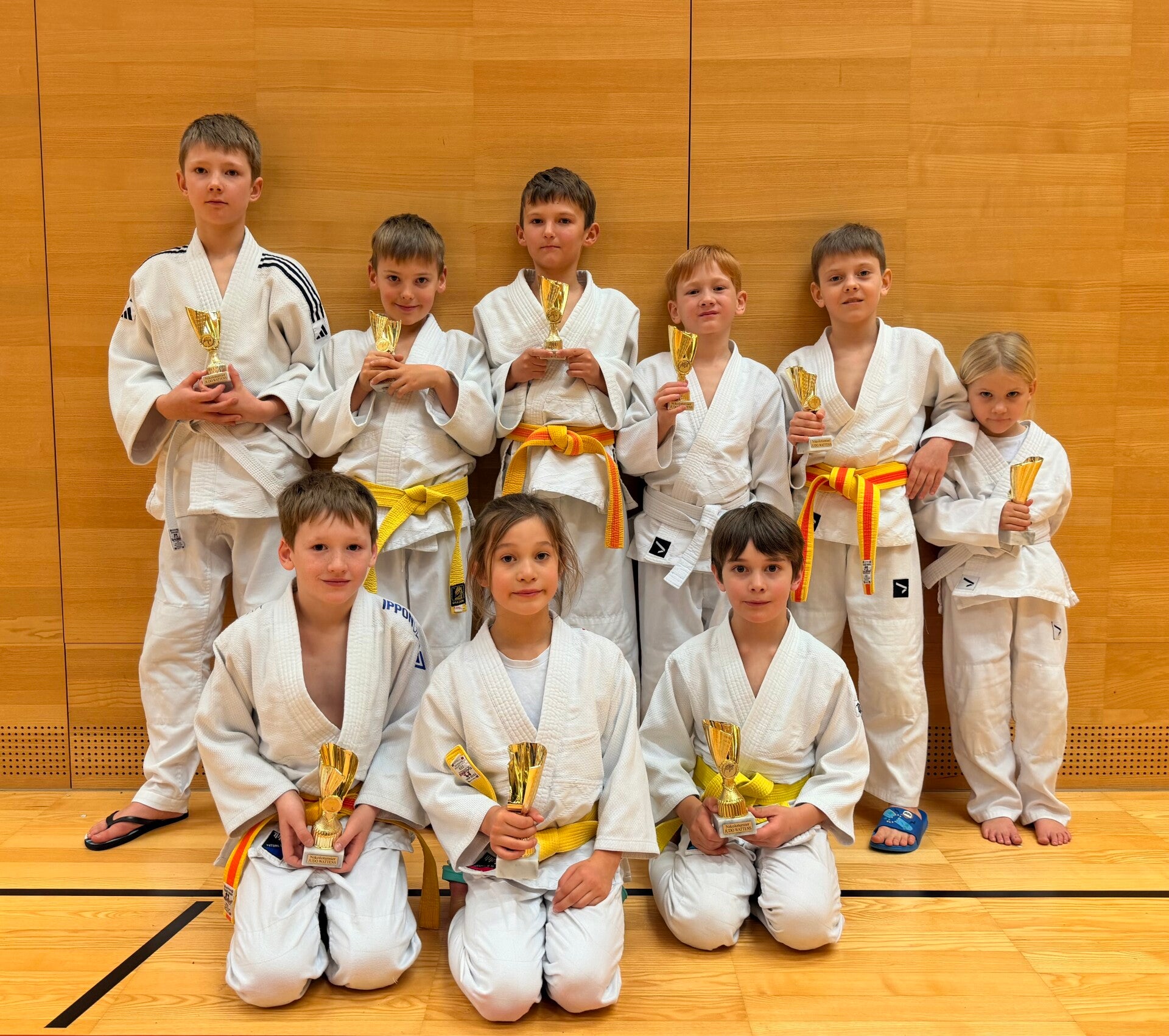 Gruppenfoto der Pokalsieger