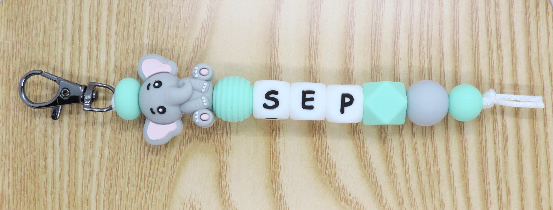 Sleutelhanger met naam (koord)