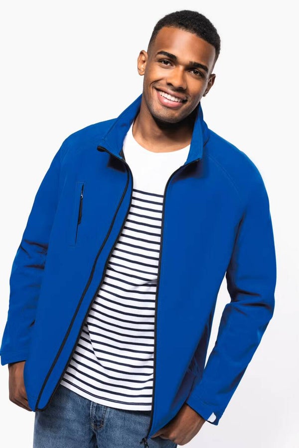 K413 - Veste softshell à capuche amovible homme
