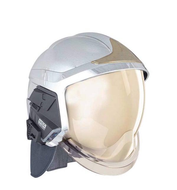 Casque F1 XF, plaque att. dorée lisse
