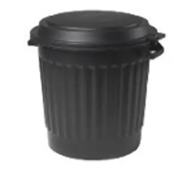 Poubelle plastique 80 litres avec couvercle