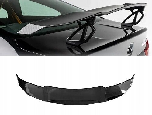 SPOILER TYLNY UNIWERSALNY CZARNY POŁYSK ABS 140CM KOMPLET MONTAŻOWY | car