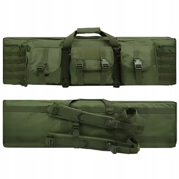 Torba Pokrowiec Plecak na Broń 116cm zielona