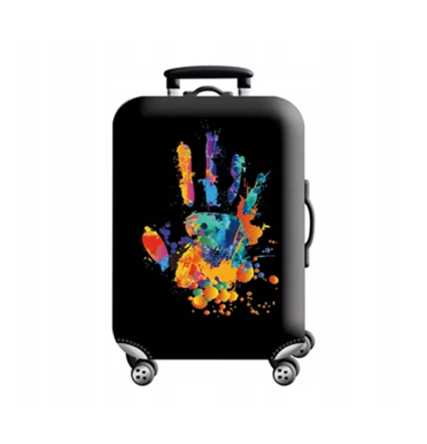 Pokrowiec Na Walizkę Podróżną Ochronny Etui Rozmiar M Bagaż 62x43x27cm