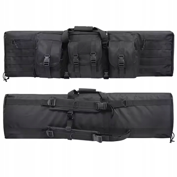 Torba Pokrowiec Plecak na Broń 116cm czarna