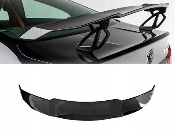 SPOILER TYLNY UNIWERSALNY CZARNY POŁYSK ABS 140CM KOMPLET MONTAŻOWY | car