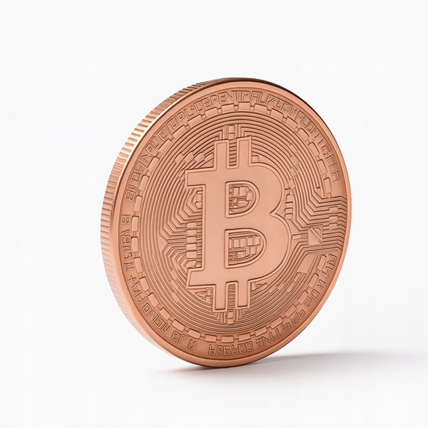 Bitcoin - moneta kolekcjonerska BTC w kapslu - XXL DOM
