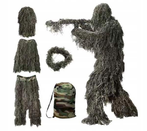 Strój maskujący JWS XL/XXL – kamuflaż ghillie suit myśliwski wojskowy ASG