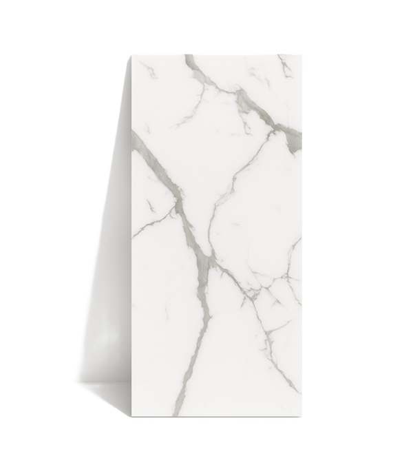 Panel Ścienny Samoprzylepny Marmur HL048 30x60 Chłodna Biel Szar PCV 10 szt dom