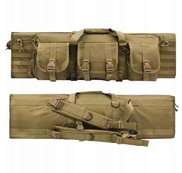Torba Pokrowiec Plecak na Broń 108cm beżowy