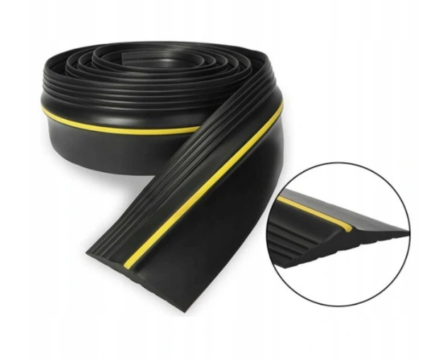 Uszczelka garażowa próg do bramy 12,5 mm x 86 cm - dł. 3 m | car dom