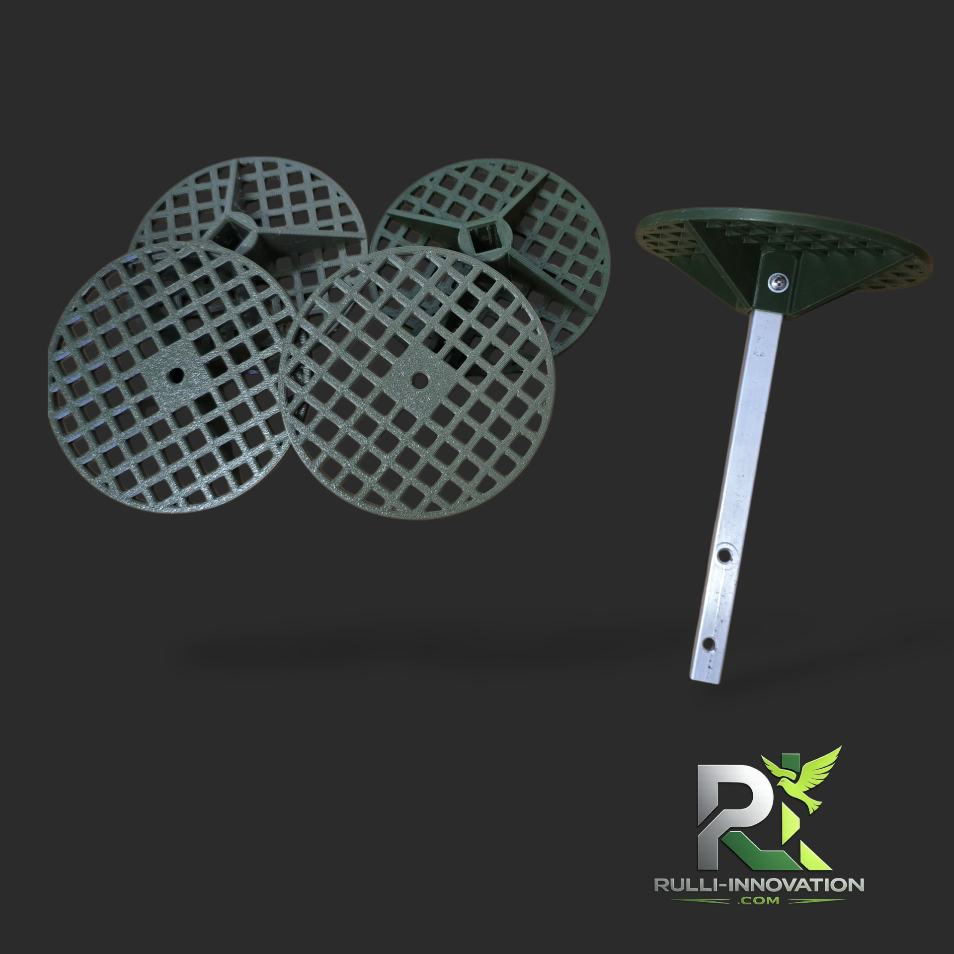 Piattino per Stantuffo – Ricambio o Kit con Supporto in Alluminio per Addestramento