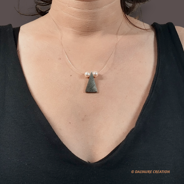 | COLLIER PYRA AKOYA | Argent 925/1000