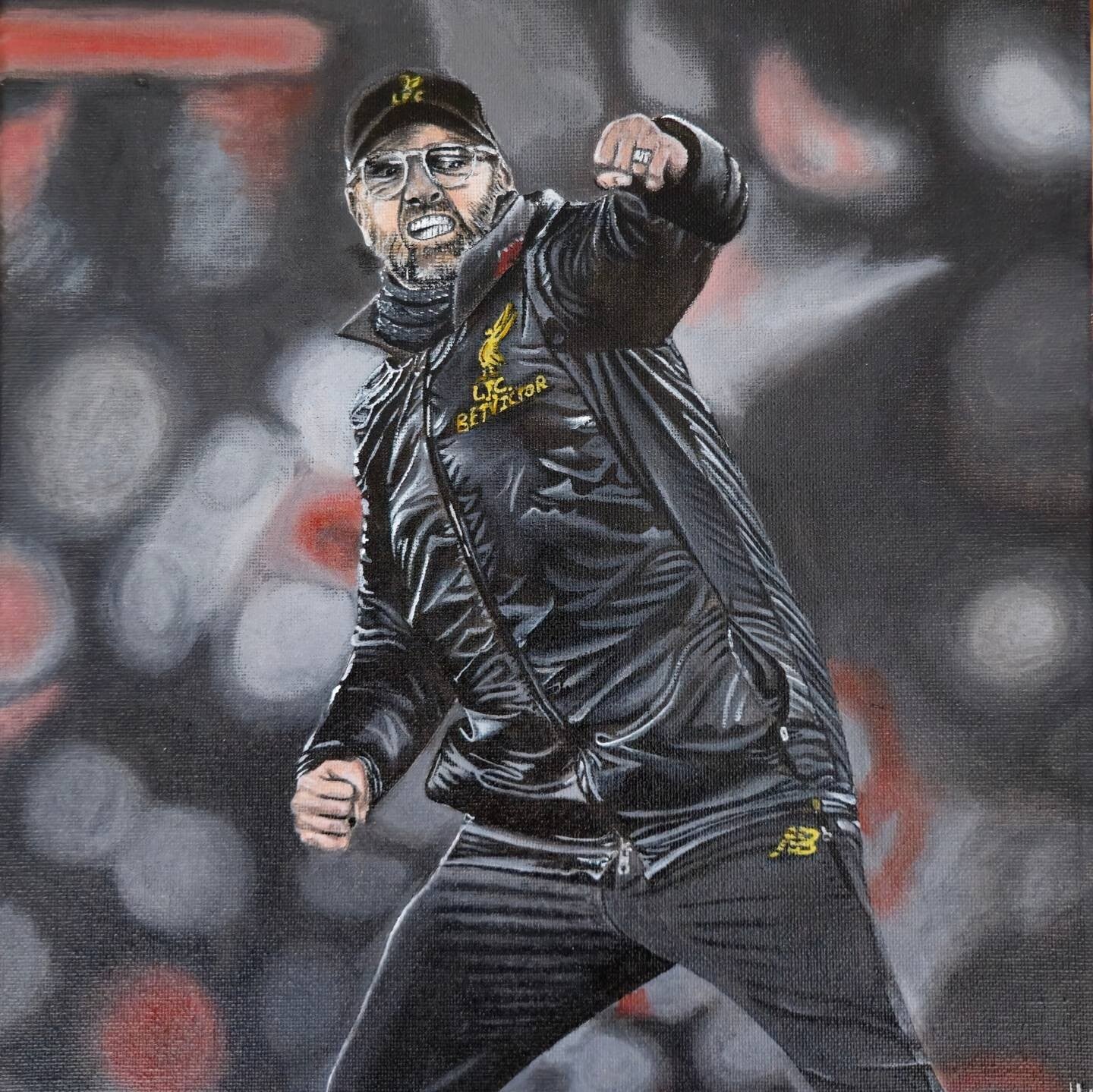 Jurgen Klopp celebration piece