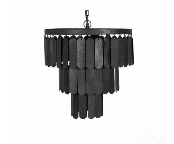 Schijfjeslamp met lamellen diameter 45 cm