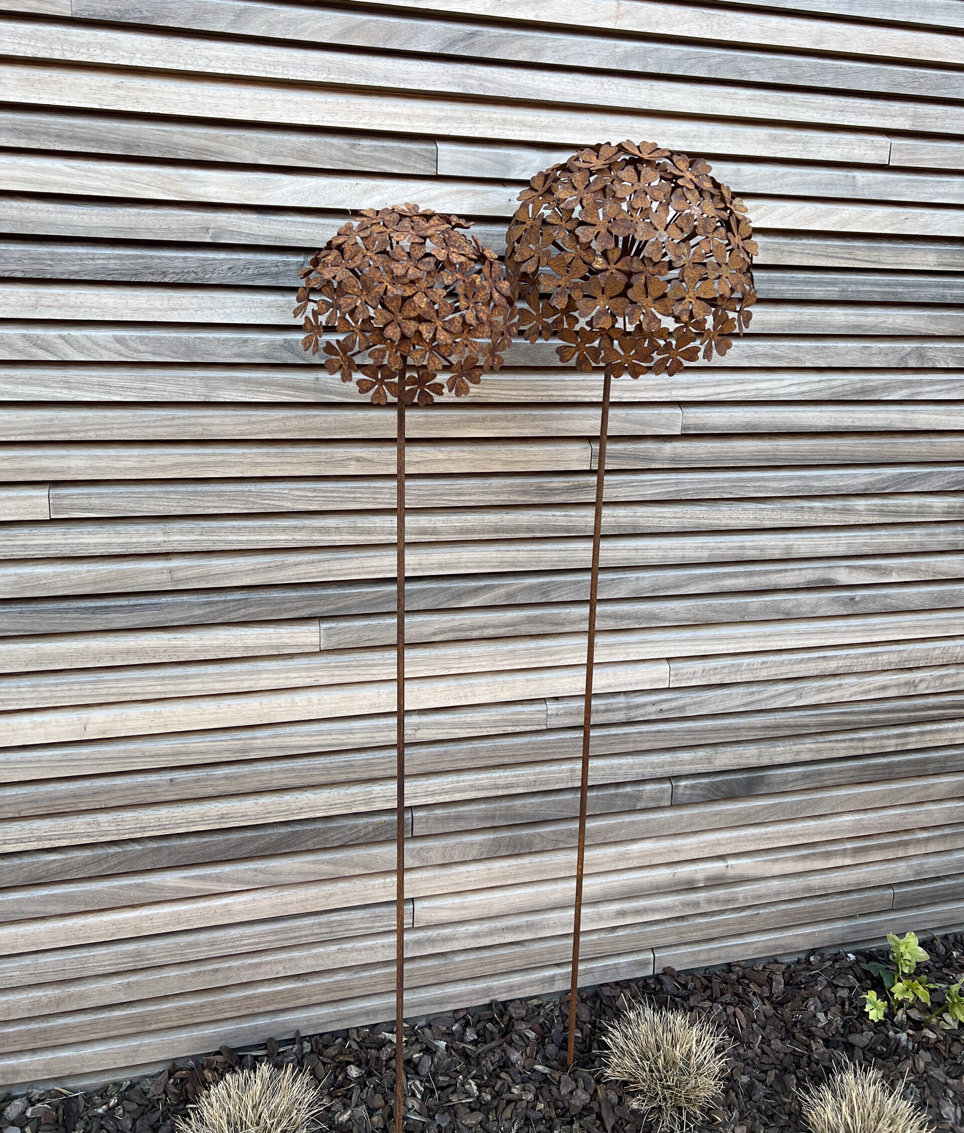 Metalen bloem Hortensia klein