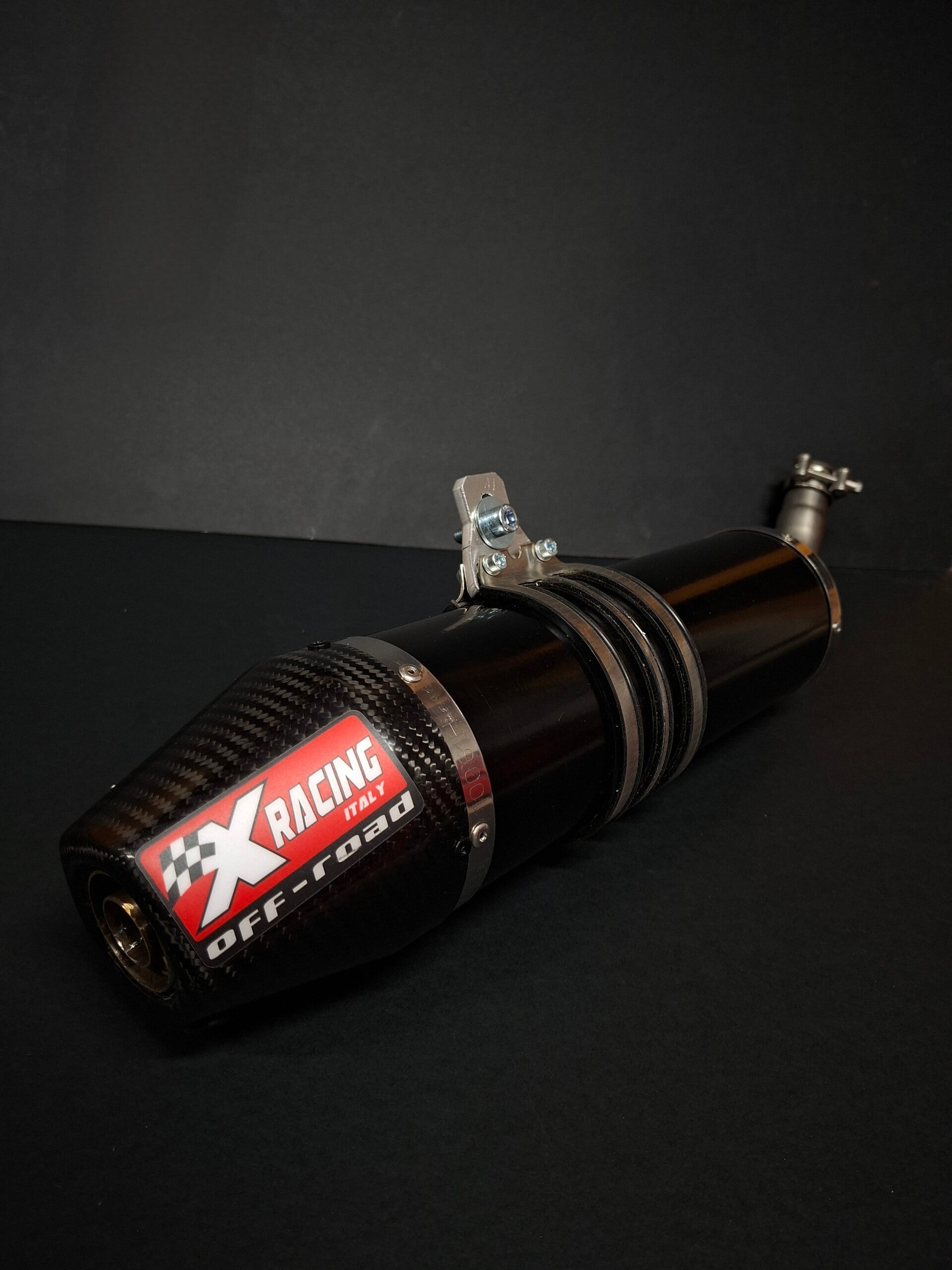X-Racing Endschalldämpfer Fantic 125 Schwarz