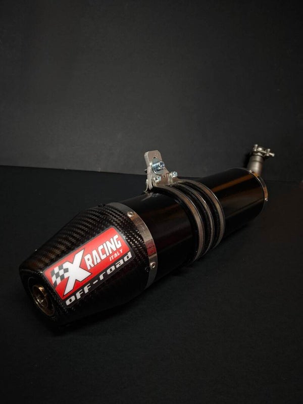 X-Racing Endschalldämpfer Fantic 125 Schwarz